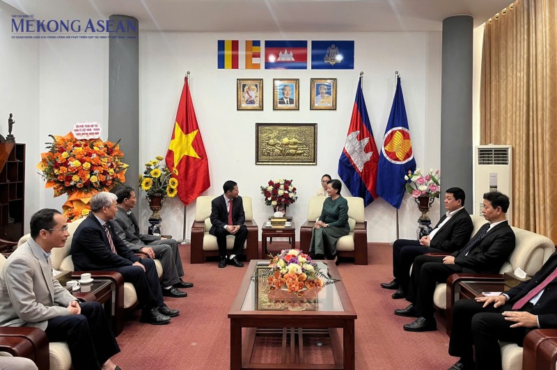 Hội VASEAN chúc Tết cổ truyền Chol Chnam Thmay tại Đại sứ quán Campuchia